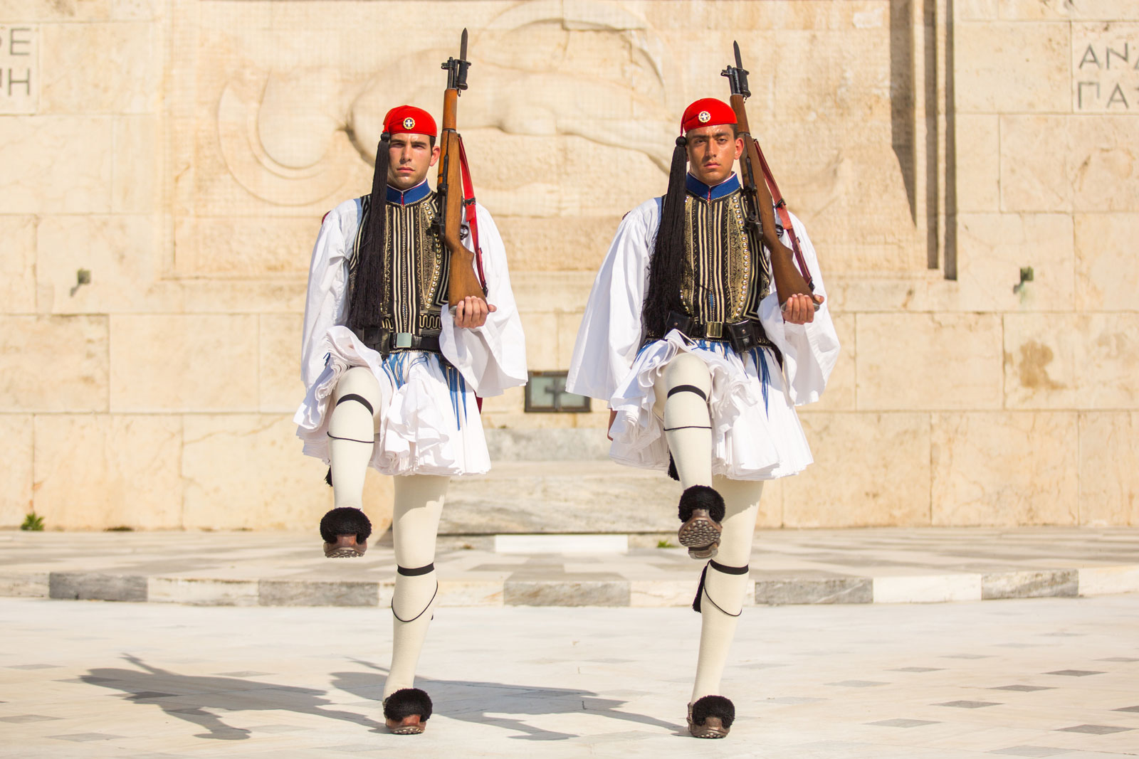 Yunanistan'ın sembolü Efzon Muhafızları