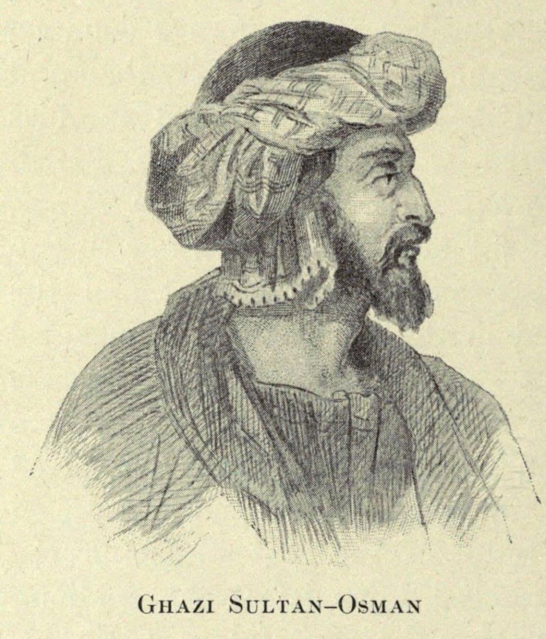 This undated engraving shows Osman Ghazi.