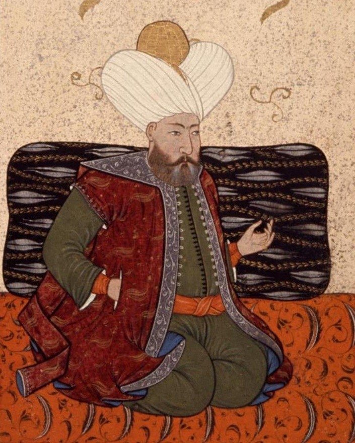 16th century miniature of Murad I. 