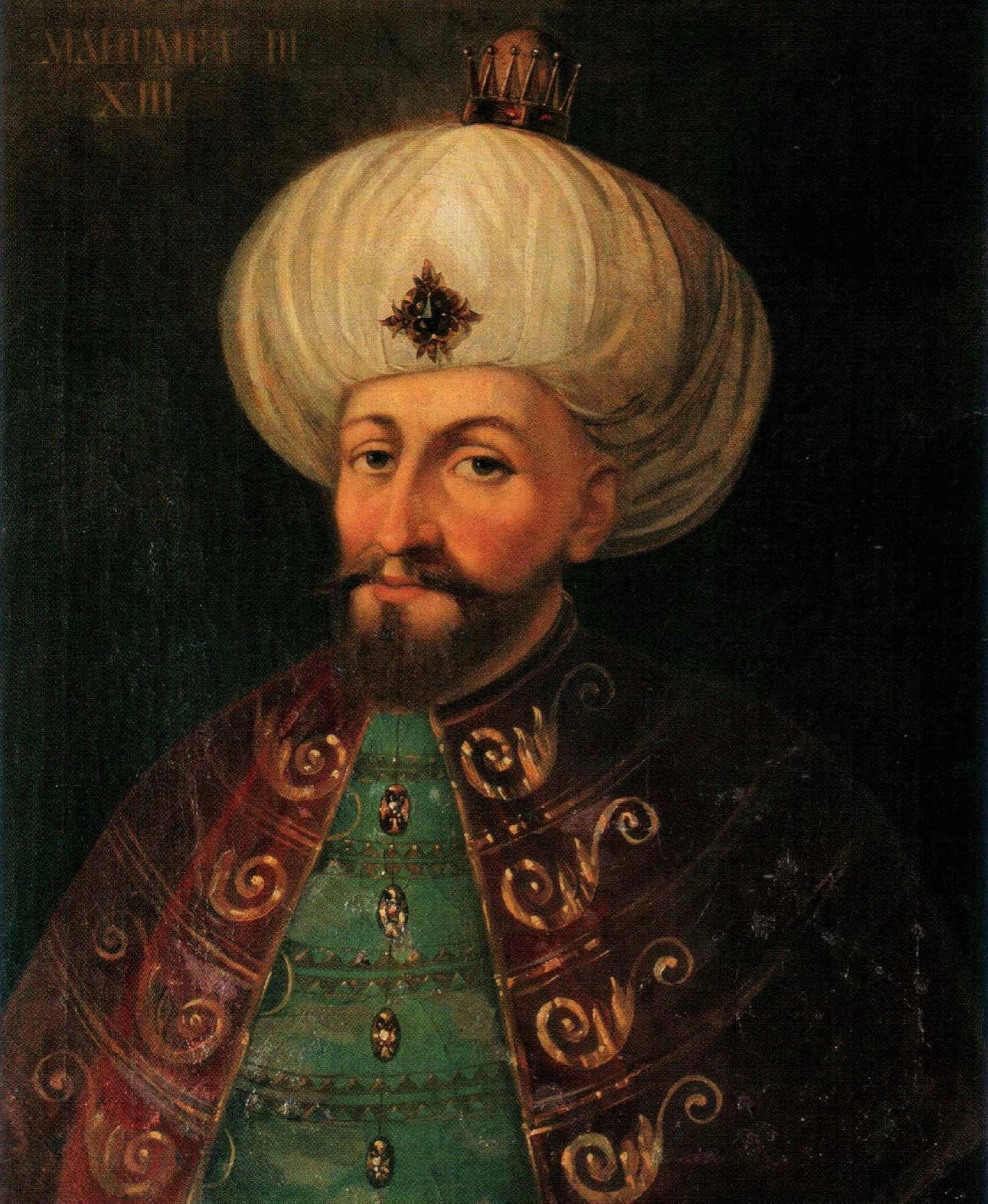 A portrait of Sultan Mehmed III.