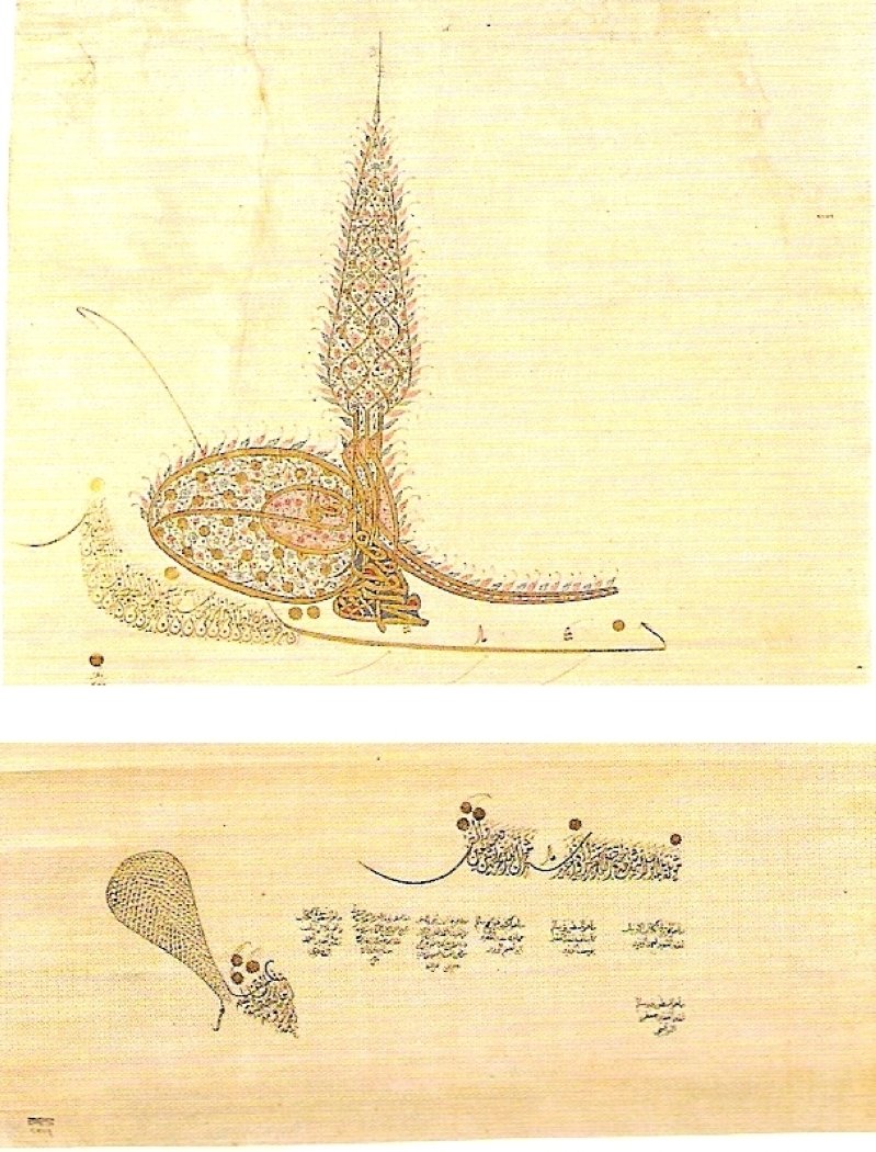 A firman belonging to Sultan Mehmed IV.