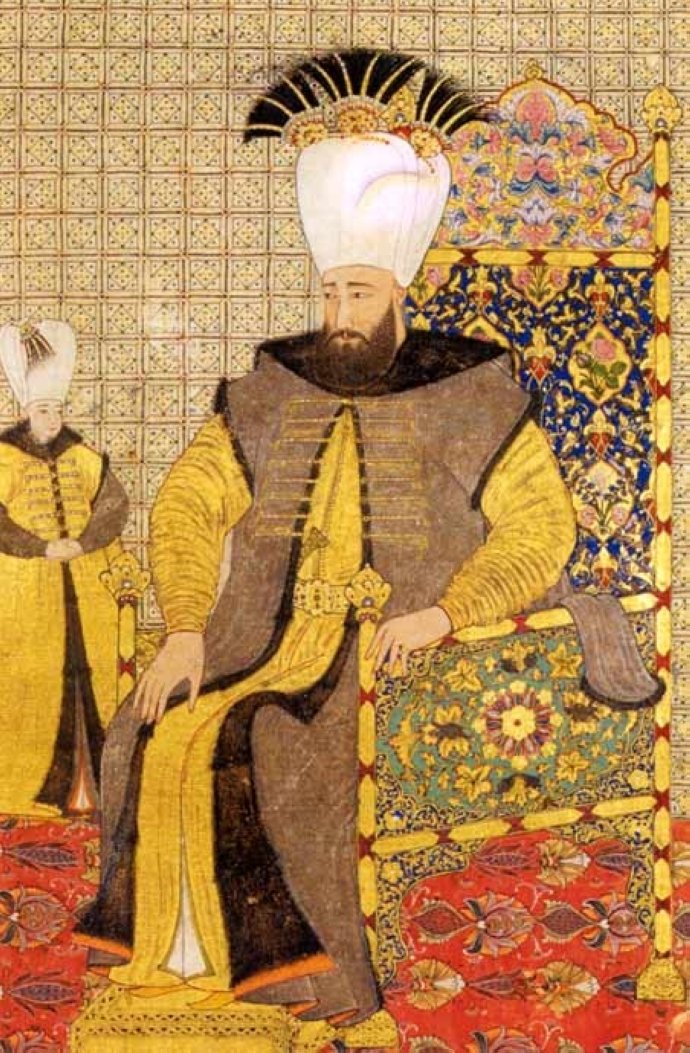 A miniature of Sultan Ahmed III by Levni.