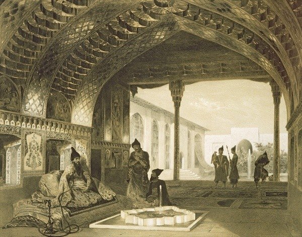 The Hall of Mirrors in the Palace of the Sardar in Yerevan.