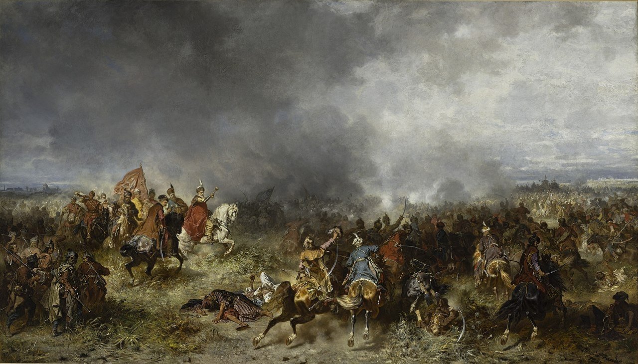 The Battle of Khotyn by Jozef Brandt.