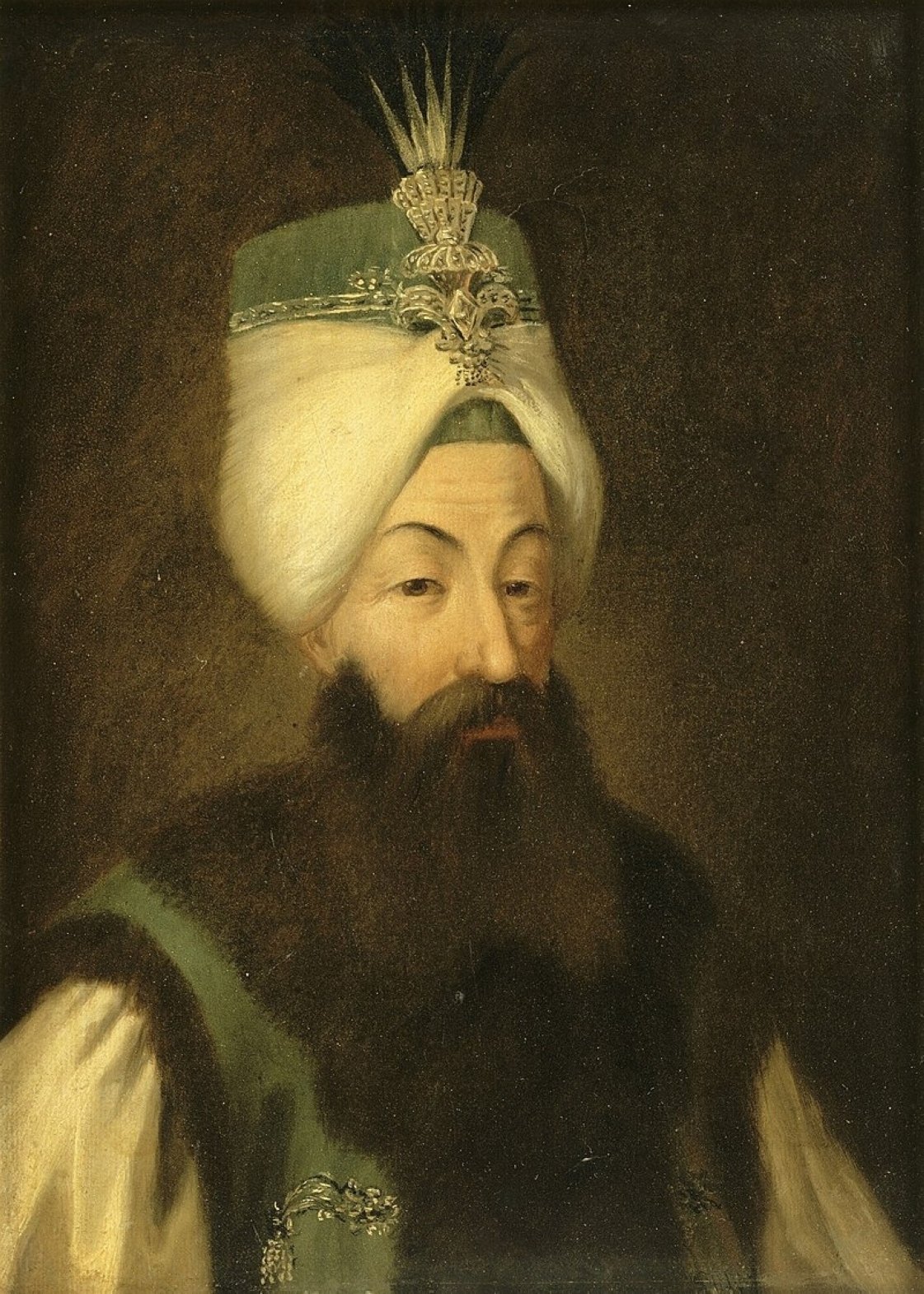 A portrait of Sultan Abdülhamid I.