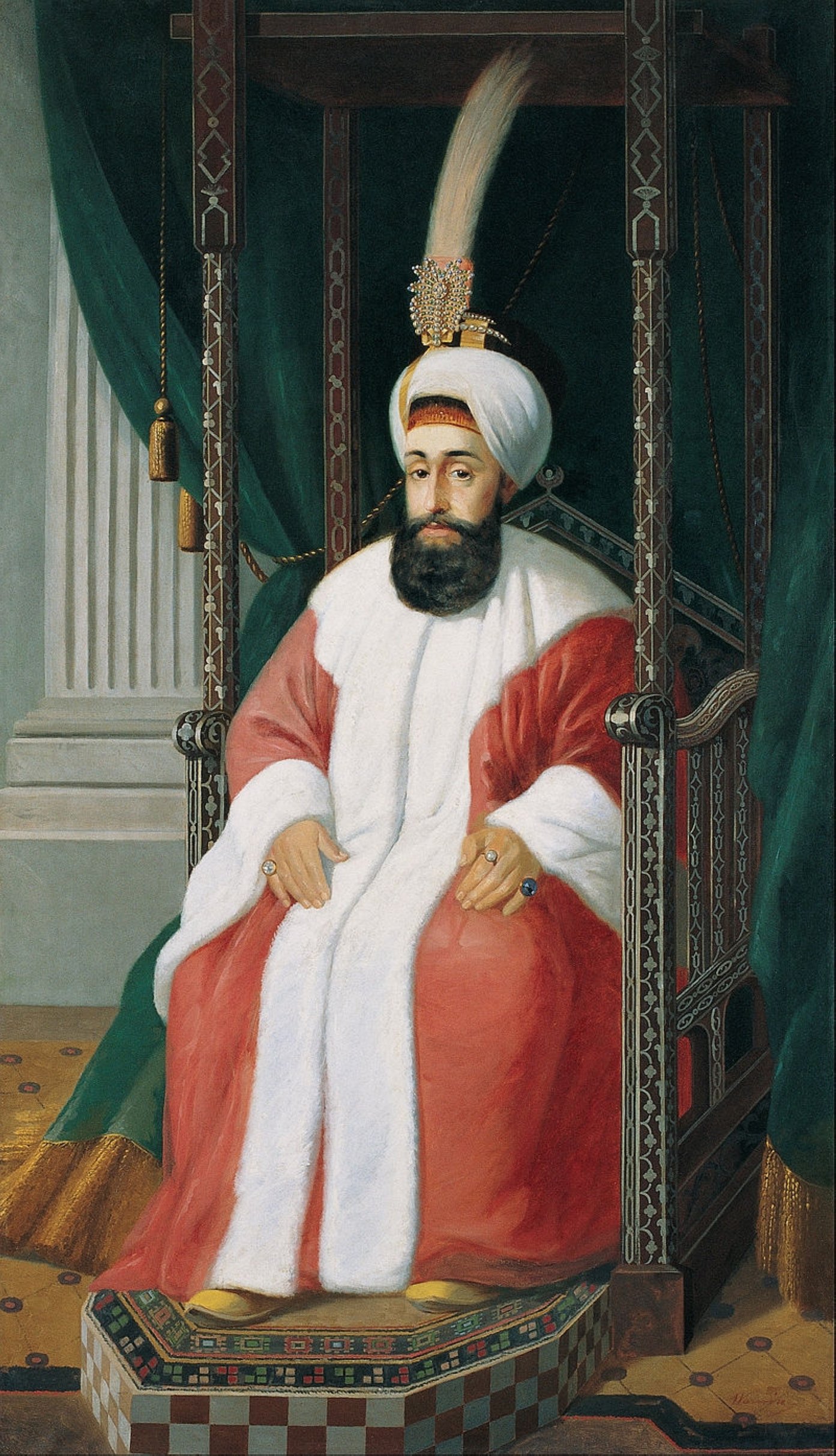 A painting of Sultan Selim III. 