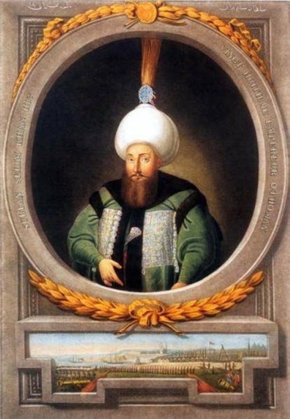 A portrait of Sultan Selim III.