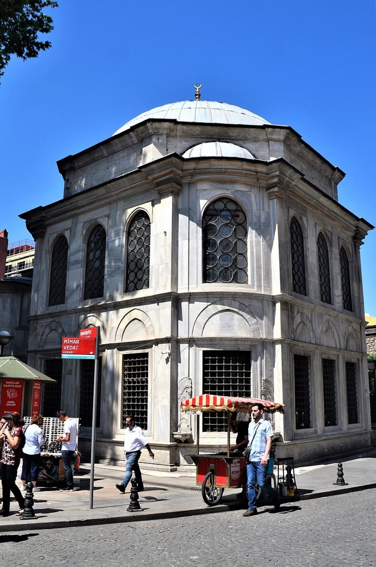 Sultan Mustafa IV was buried in his father Sultan Abdülhamid I's tomb in Eminönü.