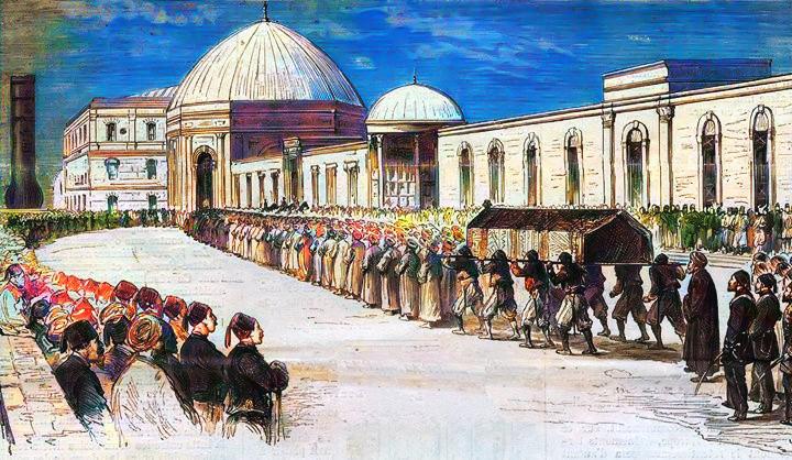 Sultan Abdülazizin cenazesi