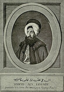 Paris Sefiri Seyyid Ali Efendi