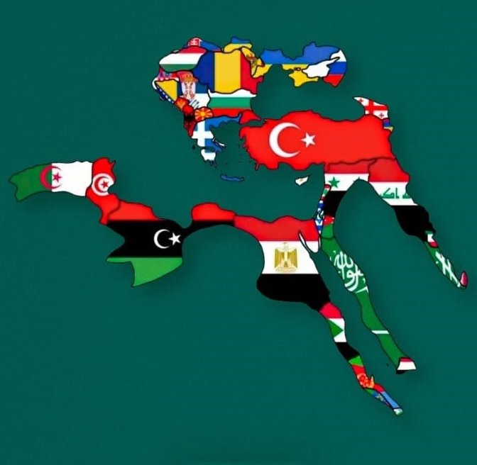 Günümüz sınırlarıyla Osmanlı Devleti