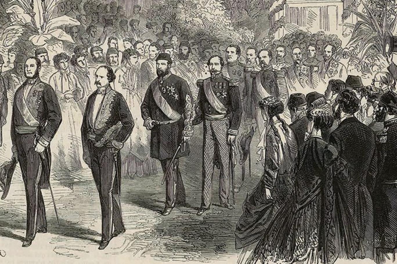 Sultan Abdülaziz Fransada