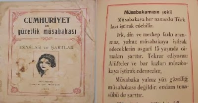 Güzellik müsabakası şartnamesi