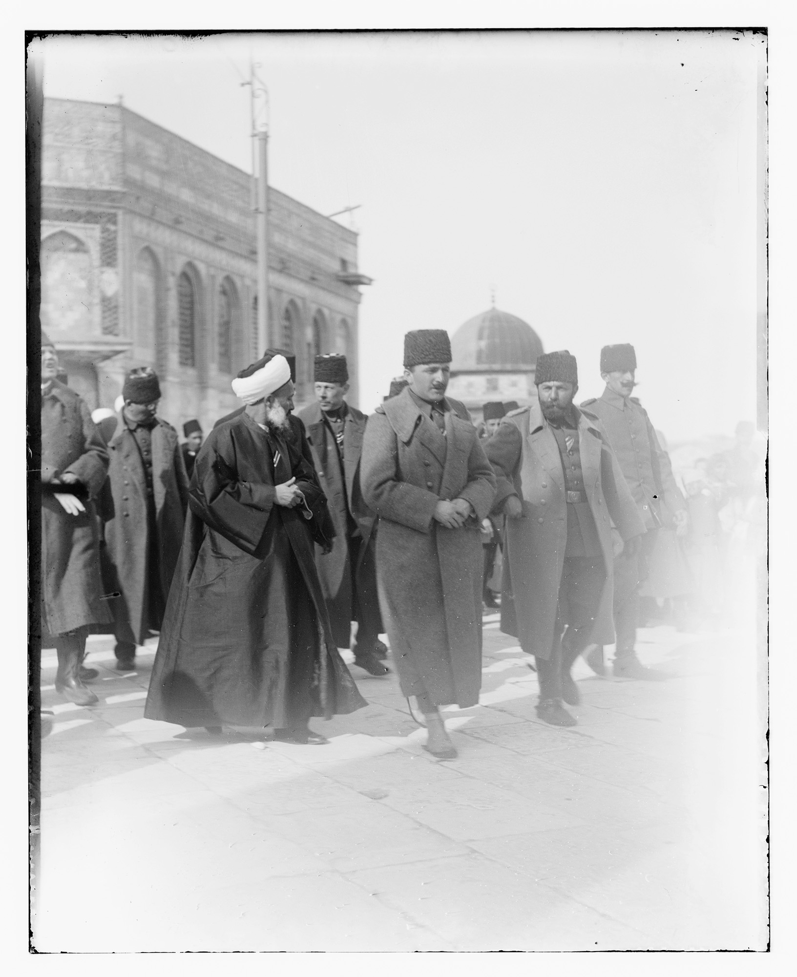 Enver ile Cemal Paşa Kudüs'te