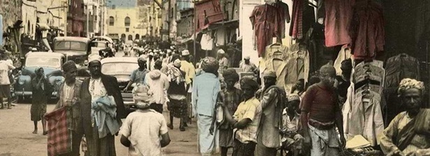 Eski Yemen’de bir çarşı