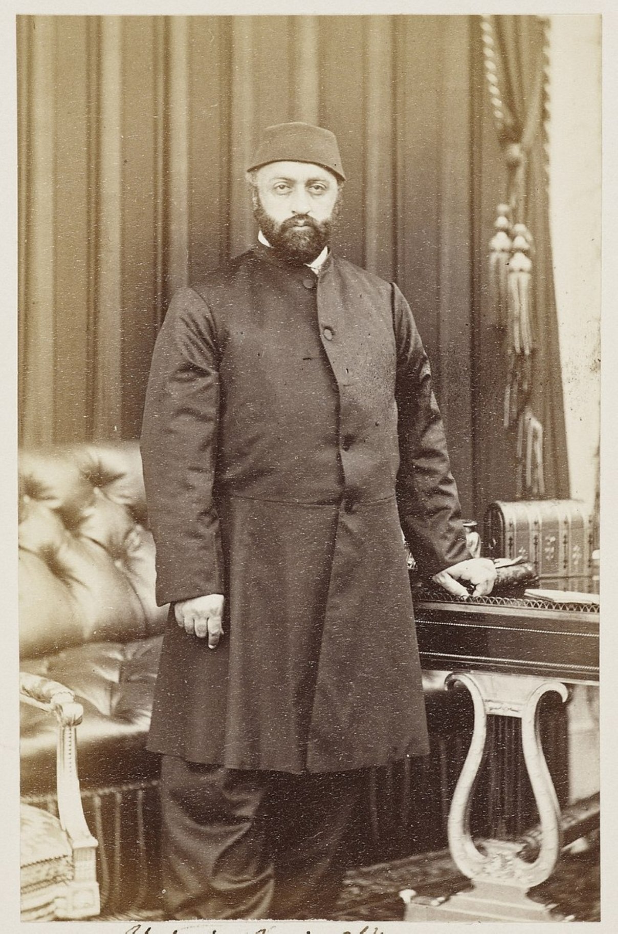 A photo of Sultan Abdülaziz. 