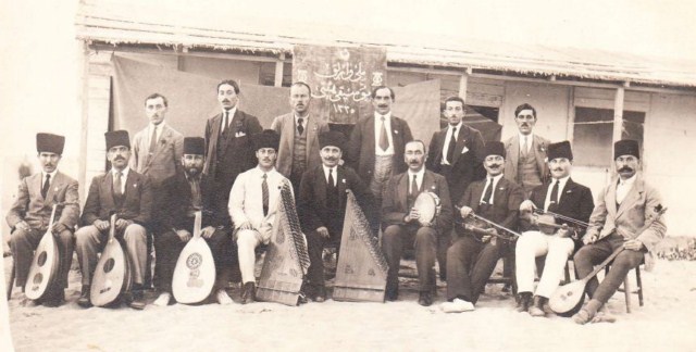 Military Band in the Prisoner Camp