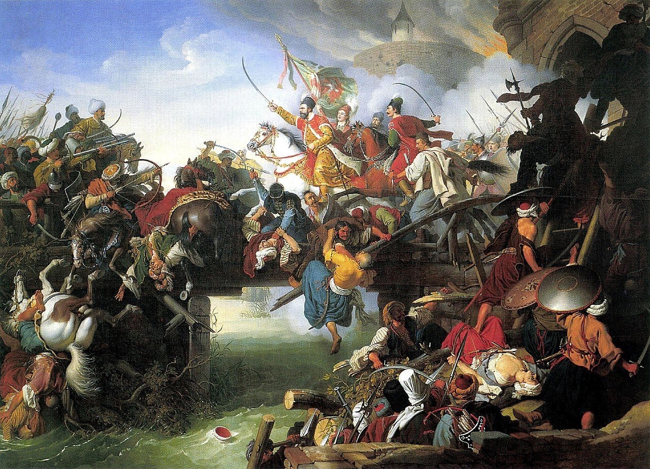 A painting by Johann Peter Krafft shows the Siege of Szigetvar.