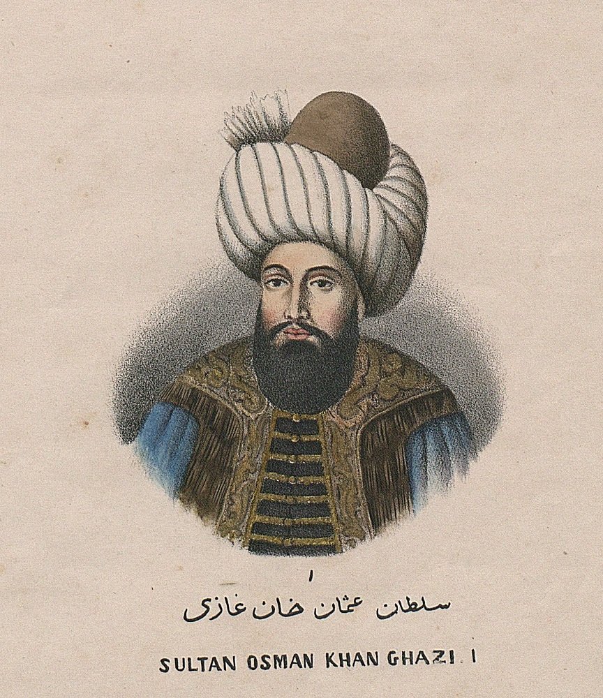 Osman Gazi Gravür (İzmirli Bogos Tatikyan - 1852)