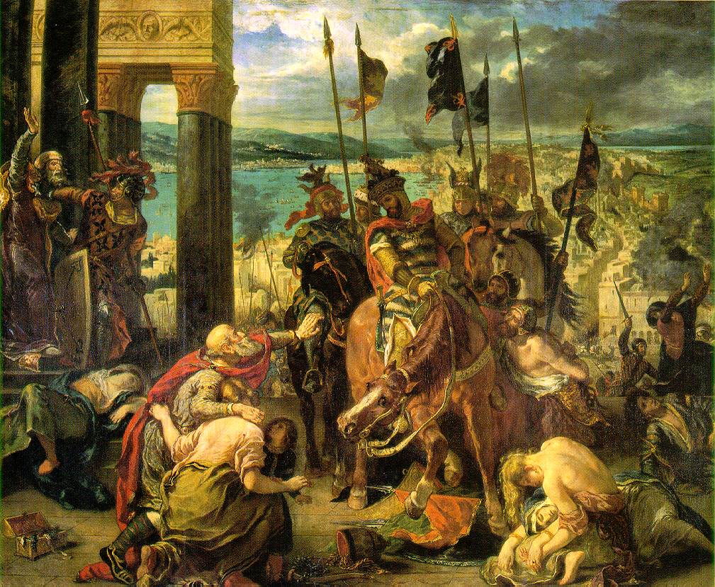 Haçlıların Konstantipolis'e Girişi - Eugene Delacroix 1840