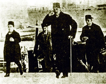 Sultan Mehmed VI Arriving in Malta