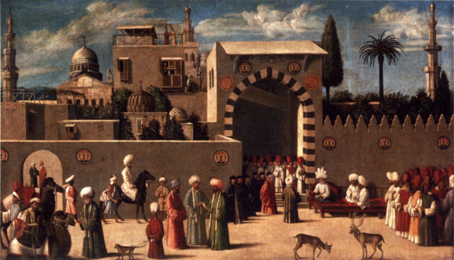 Welcoming the Venetian ambassador in Damascus - 1511