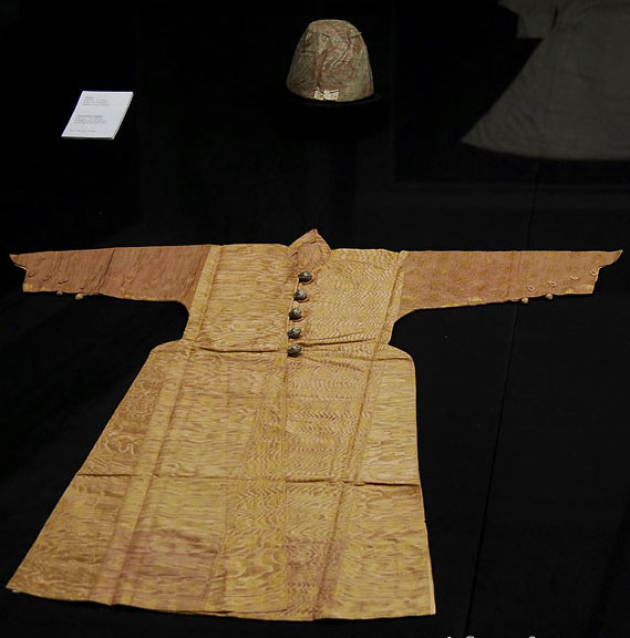 Seferli Koğuşu'nda sergilenen Sultan 4. Murad'ın kaftanı